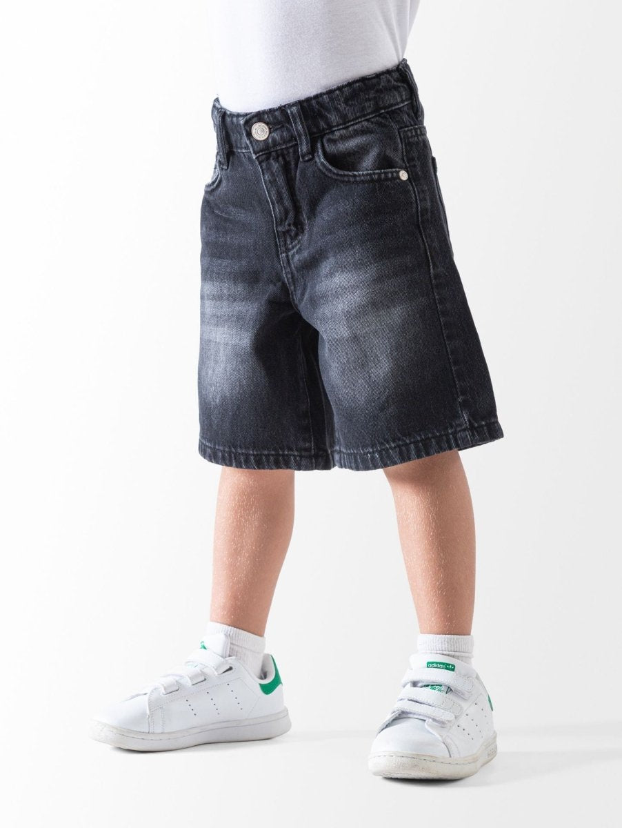 Ninos Kids storeBoys' Black Denim ShortsShortsNINOS
