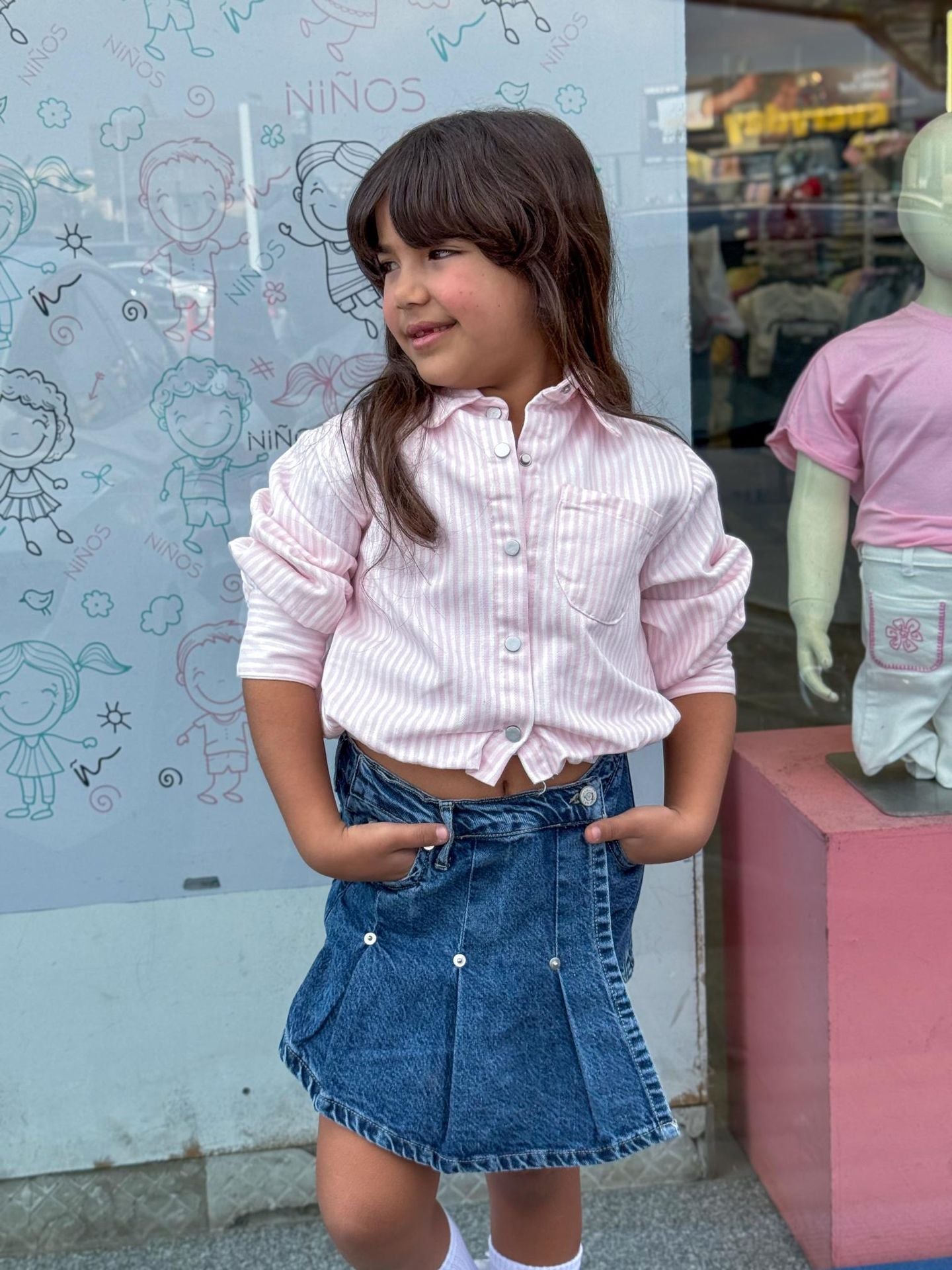 Ninos Kids storeStriped Gabardine JacketJacketsNINOS