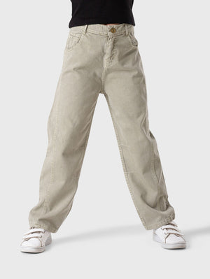 Wide Leg Gabardine Pants