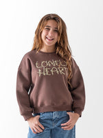 Ninos Kids storeGirls' Brown Lonely SweatshirtSweatshirtsMIX