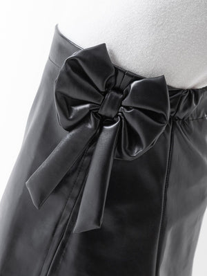 Ninos Kids storeBow leather skirtSkirtsNINOS