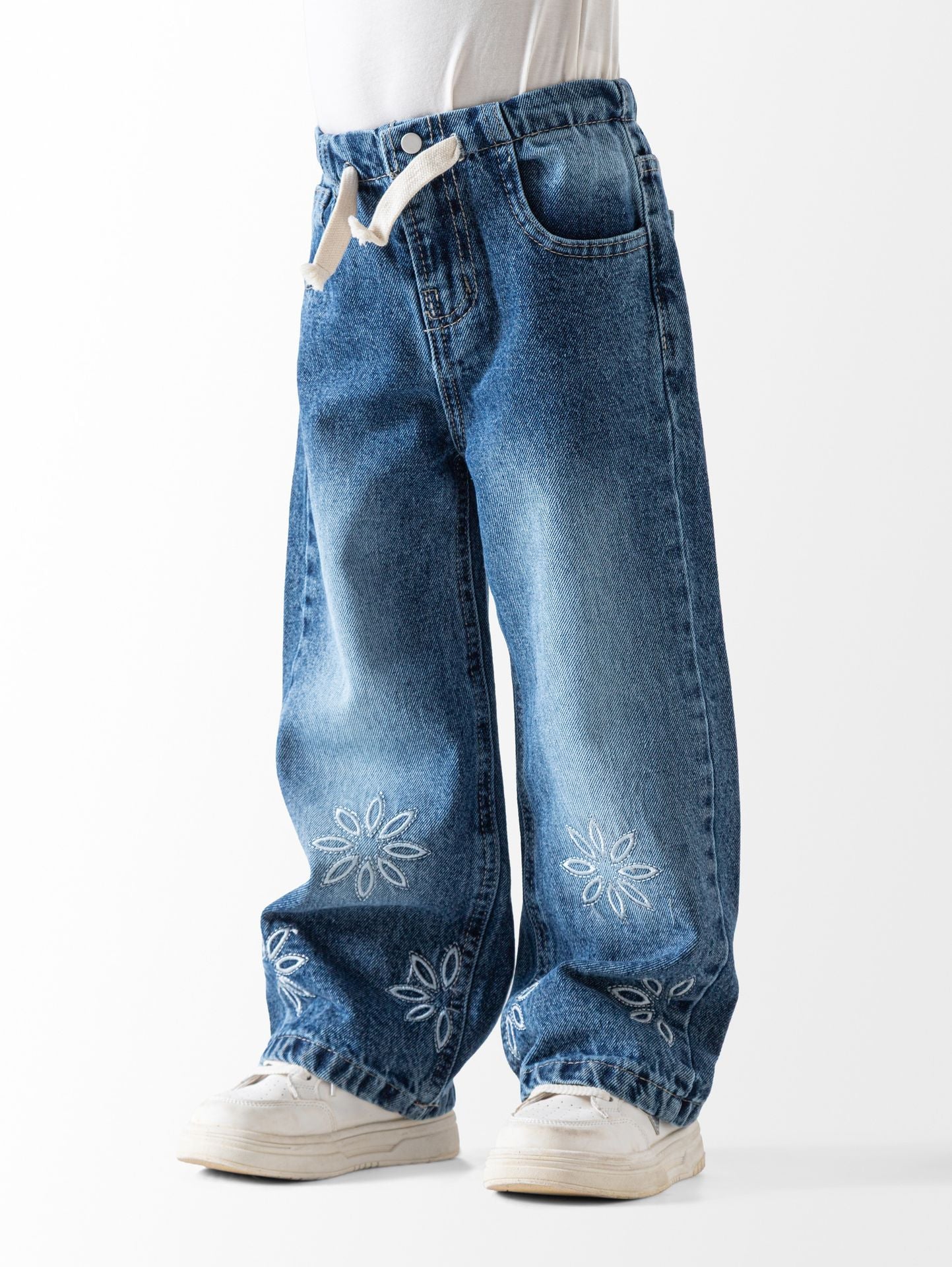 Wide Leg Jeans Pants