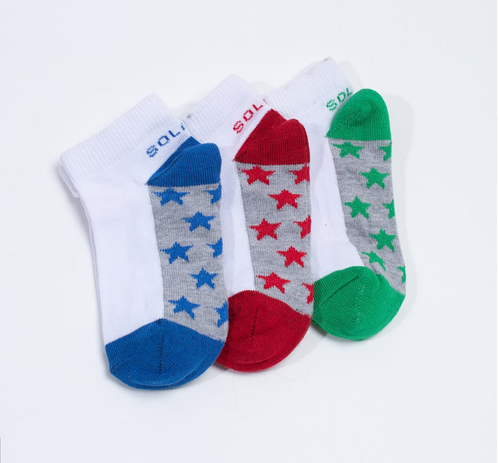 Stars 3pcs Socks