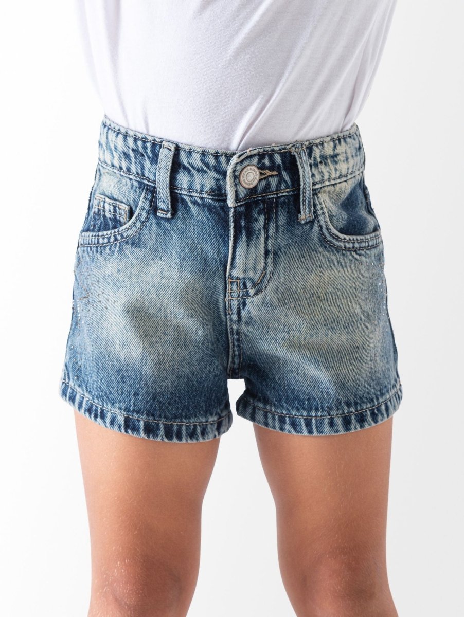 Ninos Kids storeGirls' Medium Denim Star ShortsShortsNINOS
