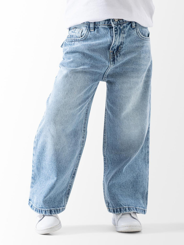 Wide Leg Jeans Trousers