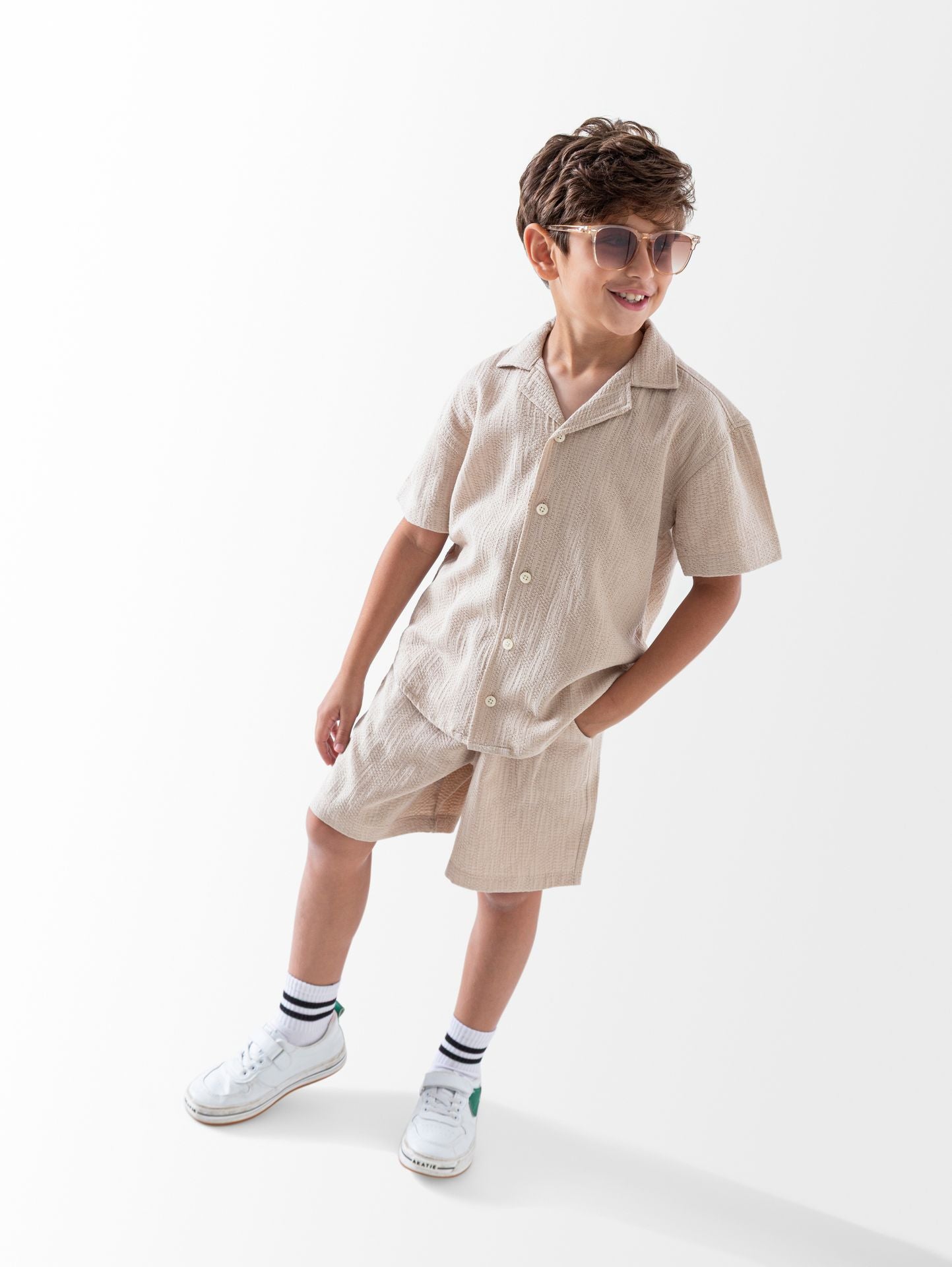 Ninos Kids storePlain Short SetØ·Ù‚Ù… Ø®Ø±ÙˆØ¬NINOS