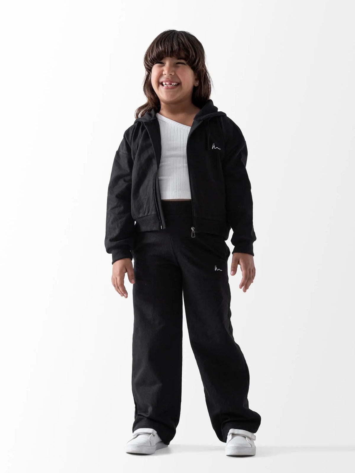 Ninos Kids storeCrop top,wide leg Zipper setطقم خروجNINOS