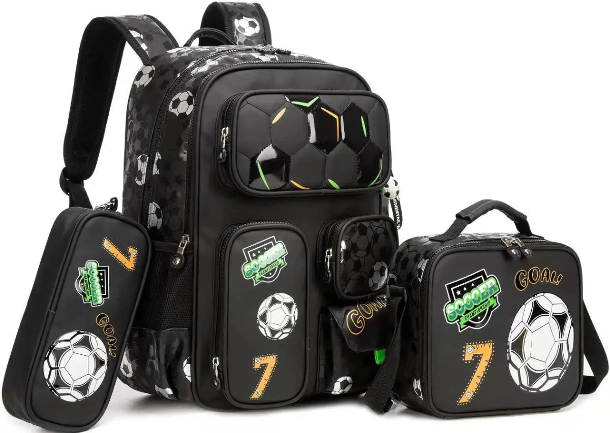 Ninos Kids storeBall 3PCS BackpackBag set طقم شنط مدرسةJasmin