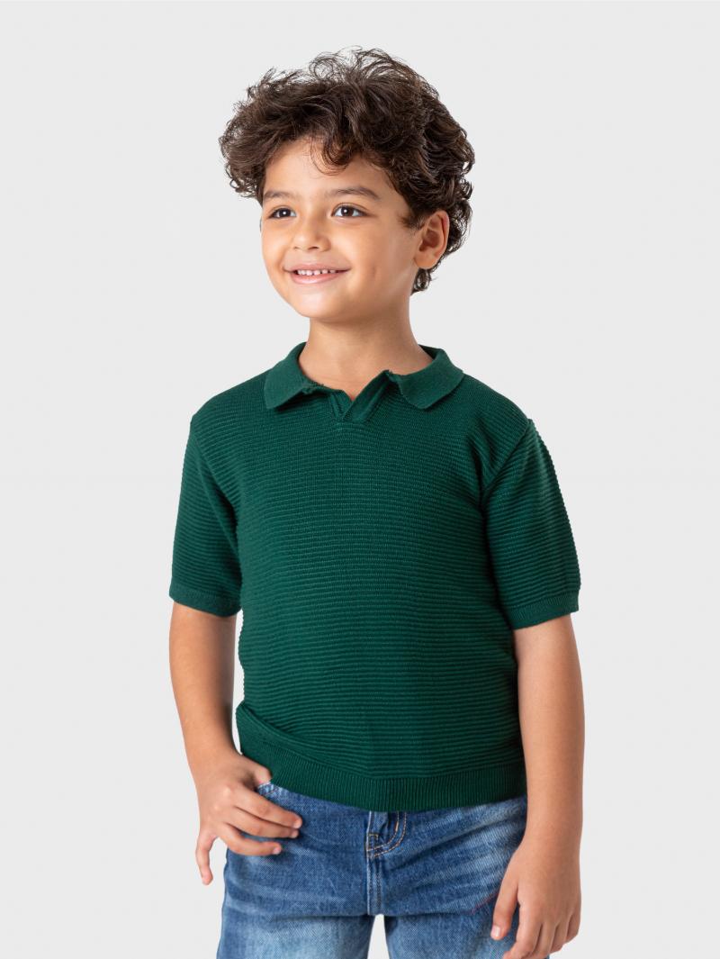 Ninos Kids storePlain Knitted Polo ShirtPolosNINOS