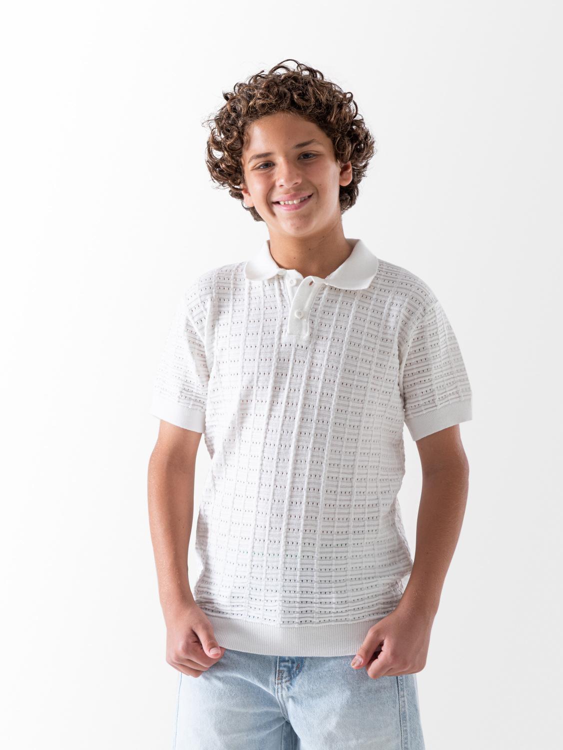 Knit Polo Shirt