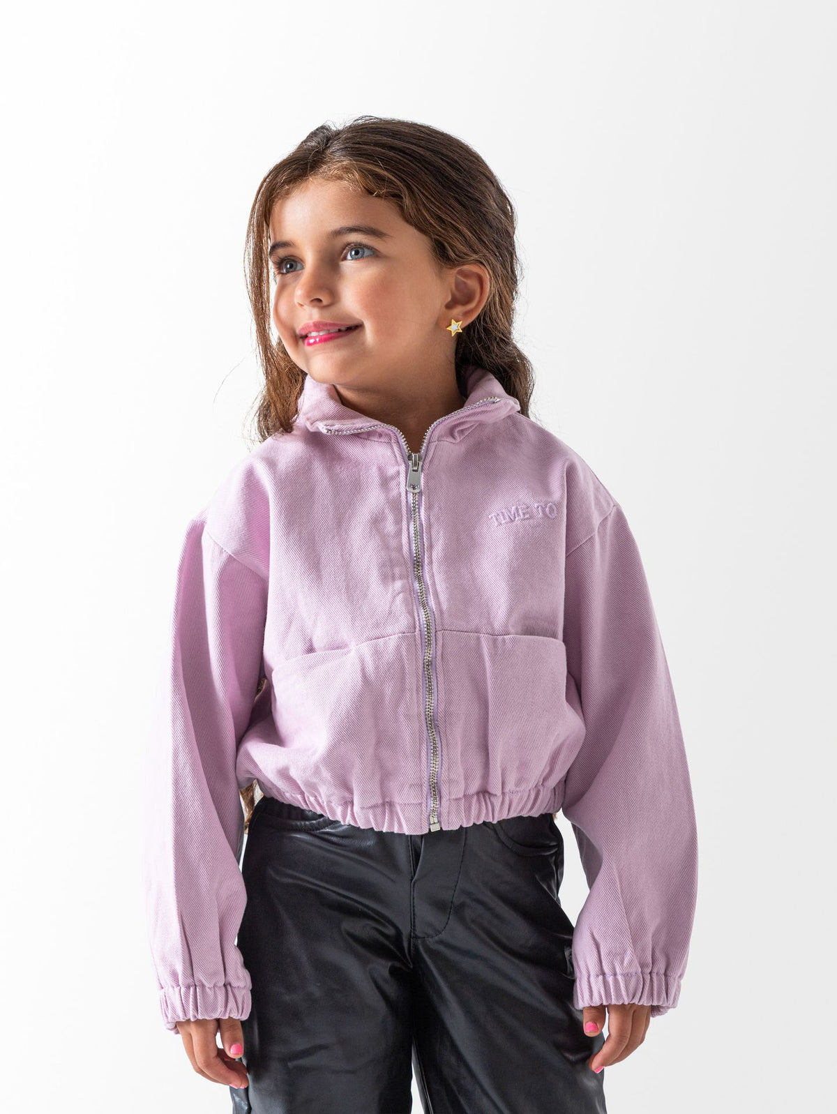 Ninos Kids storeGirls' Lavender Gabardine JacketJacketsNINOS