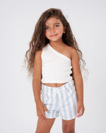 Ninos Kids storeGirls' Off-White Asymmetrical Tank T-ShirtT-ShirtsNINOS