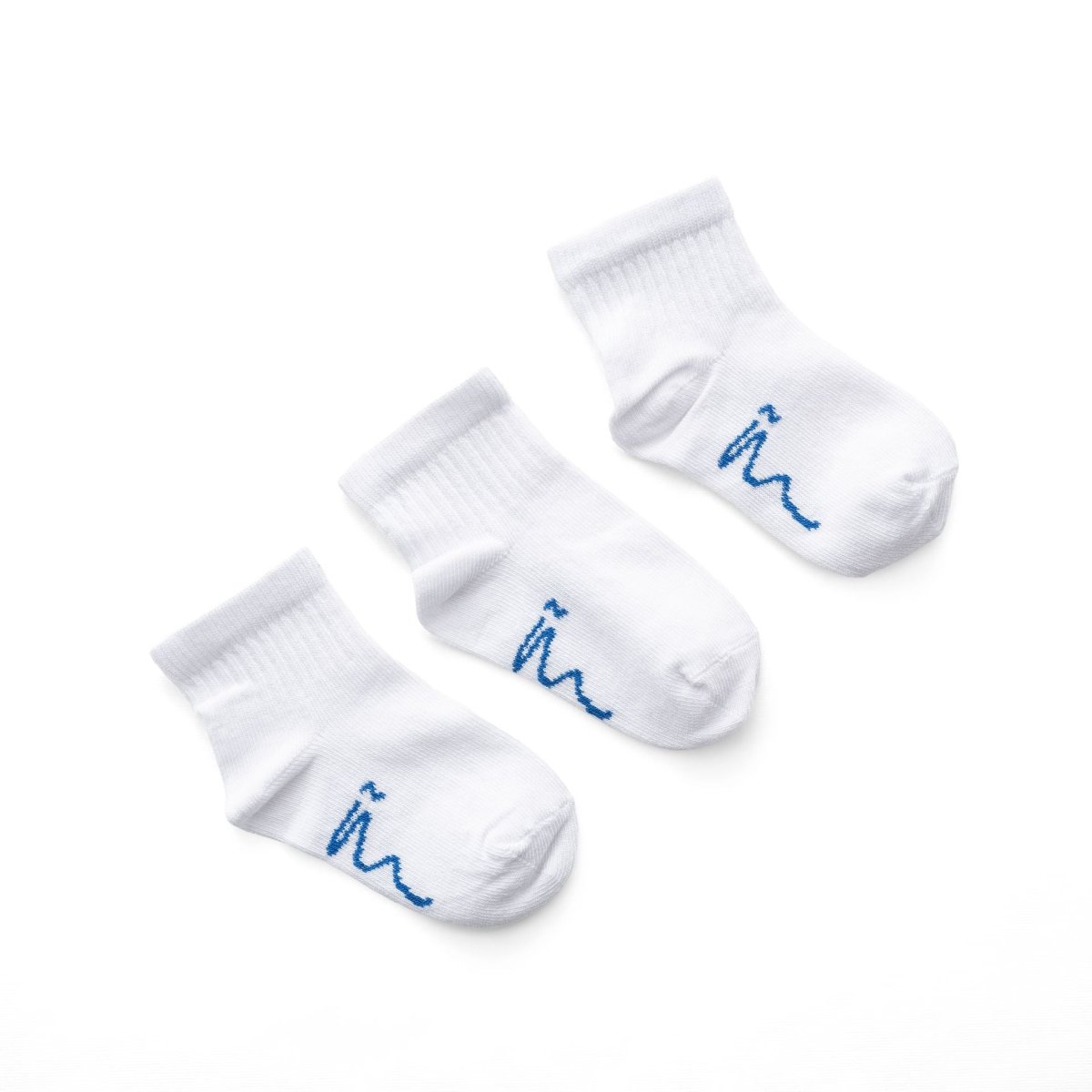 Ninos Kids storeBoys' White Half Socket 3-Piece SocksSocksNINOS