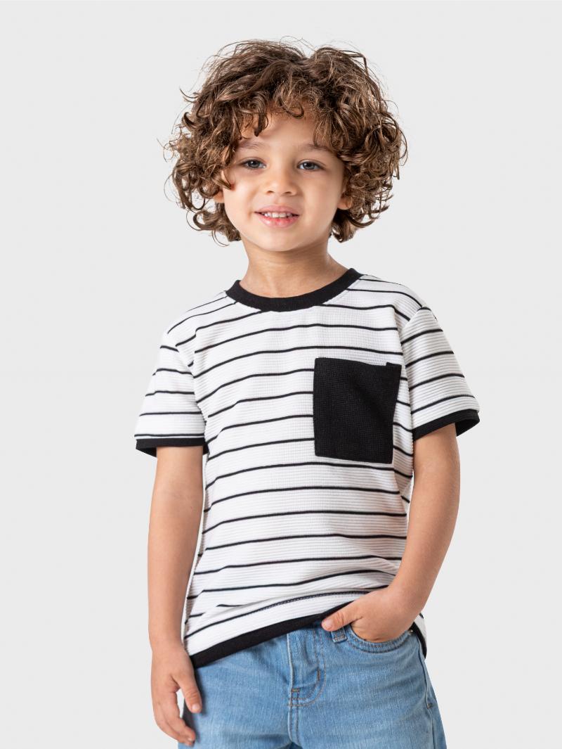 Ninos Kids storeStriped Pocket T-ShirtT-ShirtsNINOS