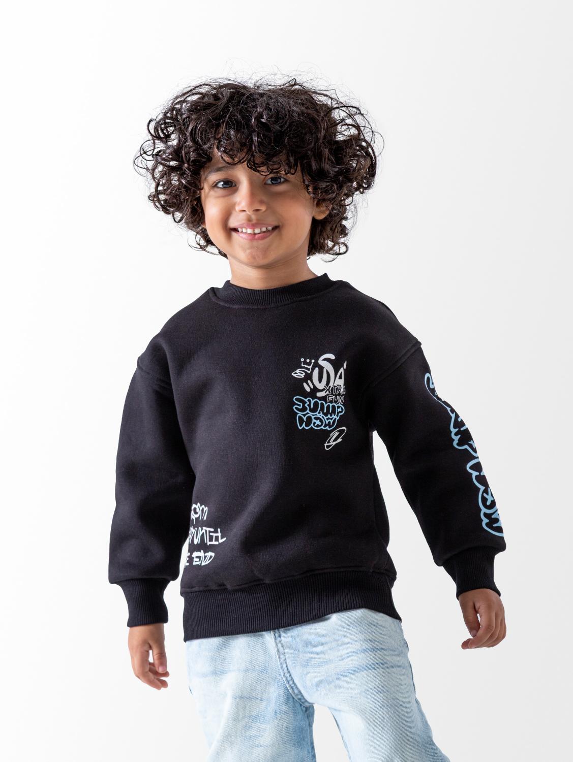 Ninos Kids storeBoys' Black Jump SweatshirtSweatshirtsNINOS