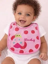 Ladybug Baby Bibs