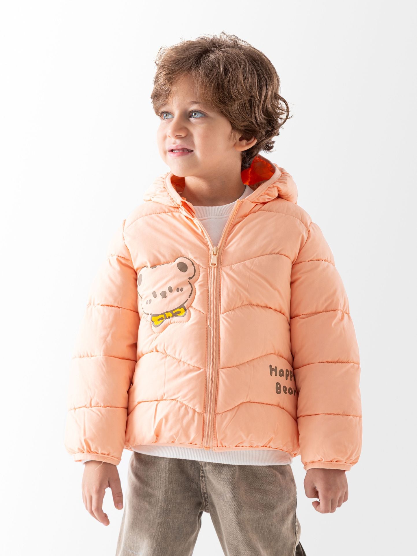 Ninos Kids storeHappy Bear Bomber JacketJacketsGeneric