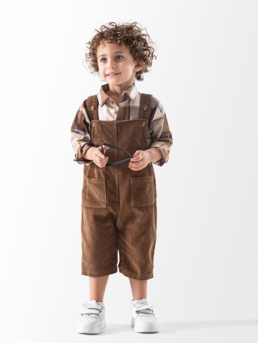 Ninos Kids storeBaby Boys' Coffe Checks 3-Piece Occasion SetGoing-Out SetsGeneric