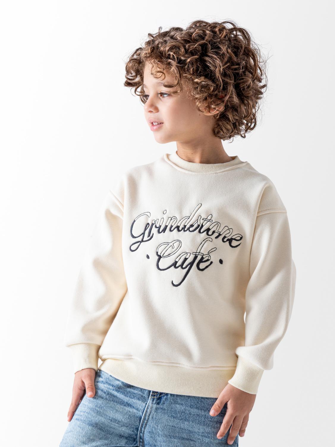Ninos Kids storeBoys' Off-White Café SweatshirtSweatshirtsNINOS