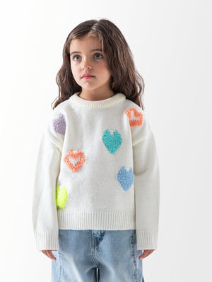 Ninos Kids storeHearts PulloverKnitwearMix