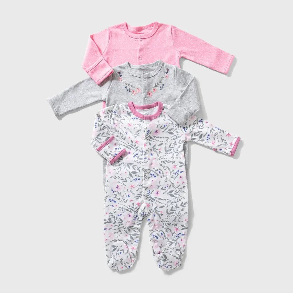 Ninos Kids storeDotted 3 - Pack BodysuitRompers & SleepsuitsNINOS