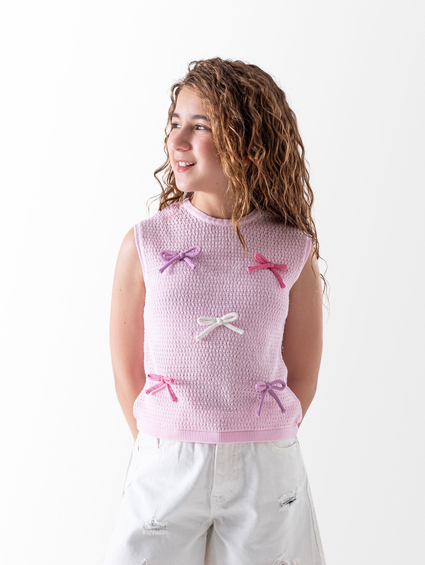 Bow Knit Tank Top