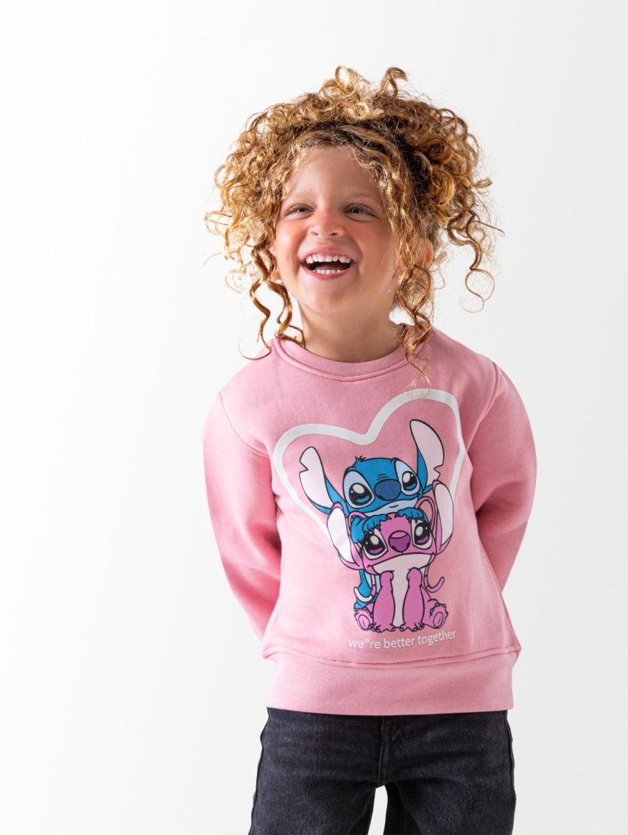 Ninos Kids storeGirls' Pink Stitch SweatshirtSweatshirtsNINOS
