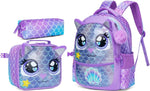 Ninos Kids storeCat 3PCS BackpackBag set طقم شنط مدرسةJasmin