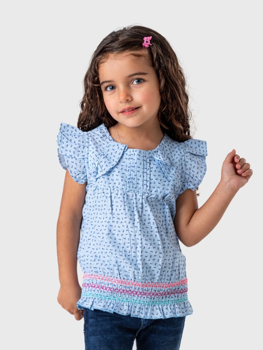 Ninos Kids storeFloral Ruffles BlouseGirl blouseBee Born