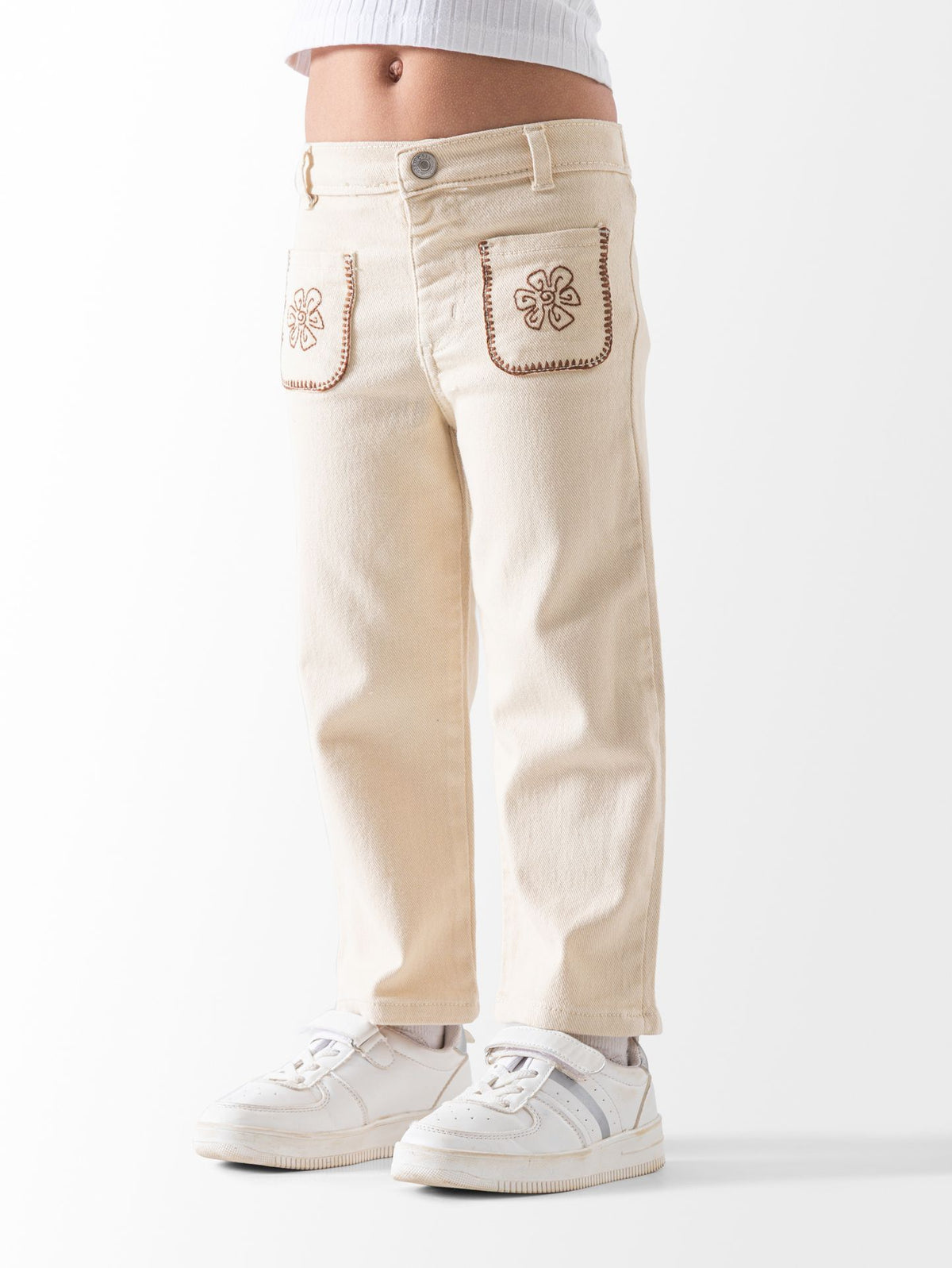 Ninos Kids storeFlower Gabardine PantsPantsSplendor