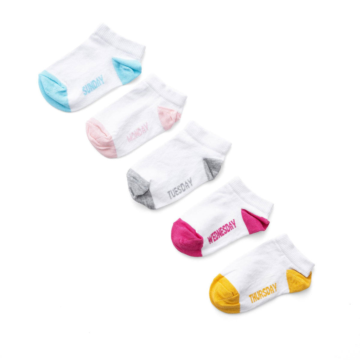 Ninos Kids storeGirls' Mix Color 5PCS Week Days SocksSocksNINOS