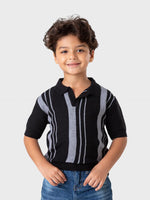 Ninos Kids storeStriped Knitted Polo ShirtPolosNINOS