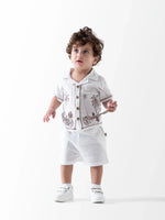 Ninos Kids storePalms 3PCS Short Setطقم خروجGeneric