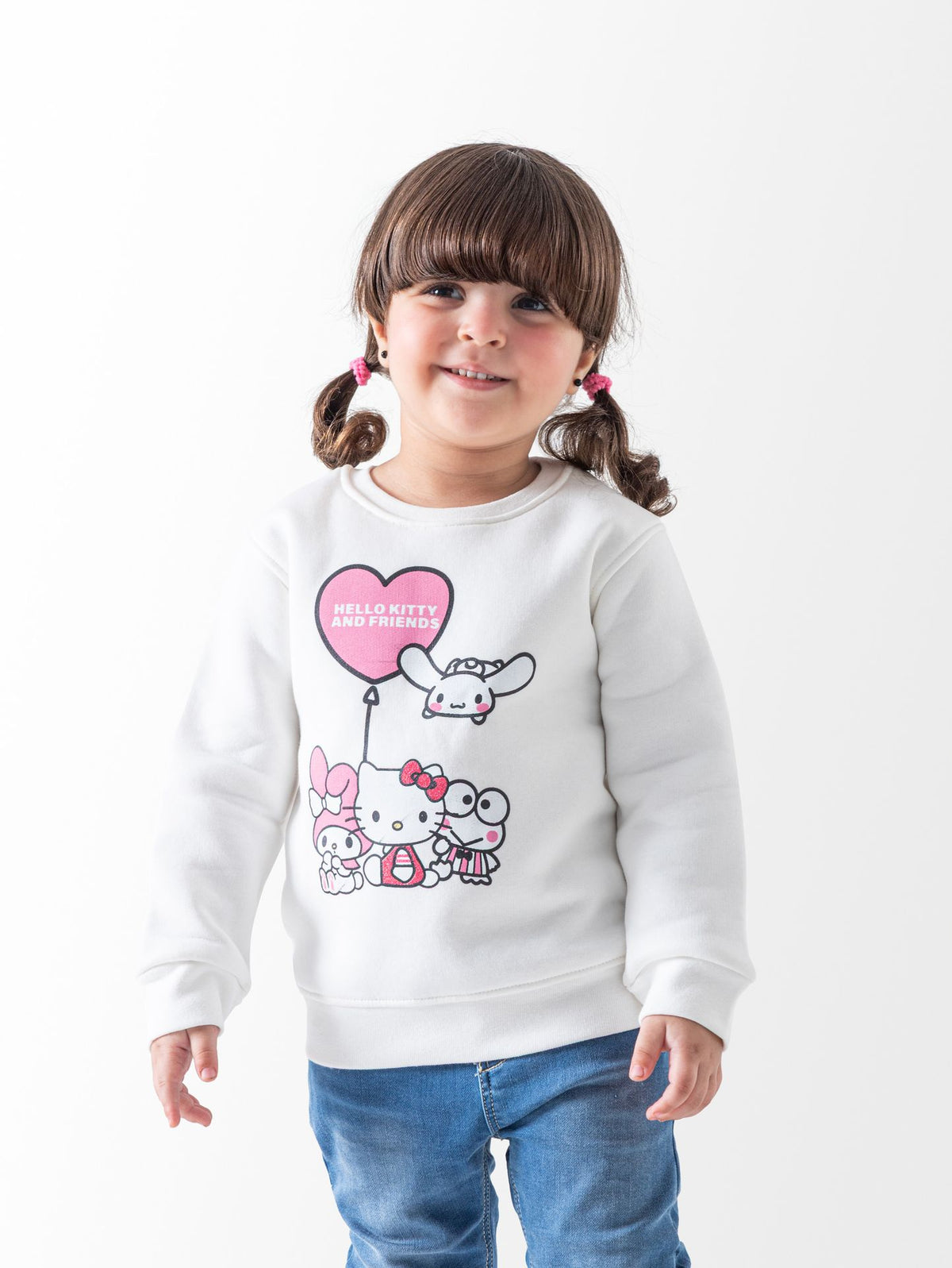 Baby Girls' Off-White Hello Kitty Sweatshirt