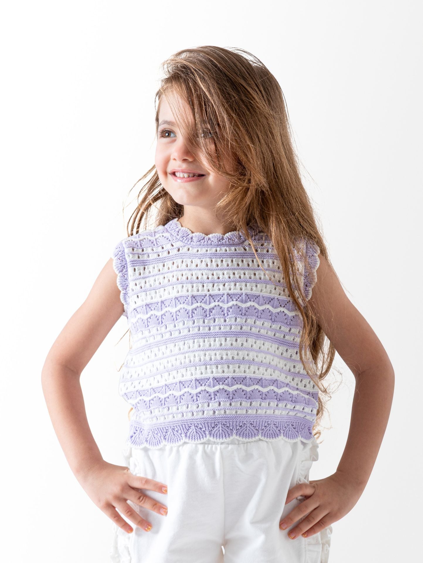 Striped Knitted Tank Top