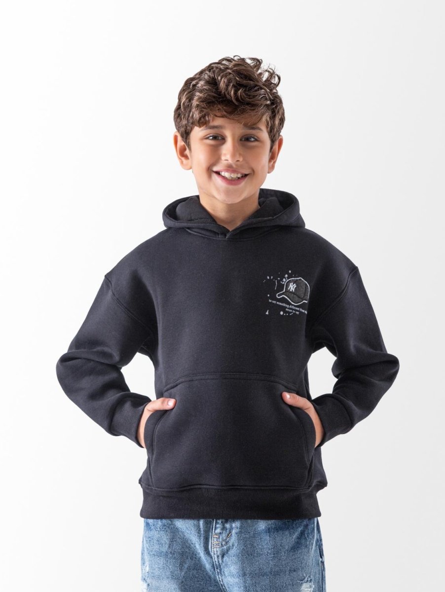 Ninos Kids storeBoys' Black Heterophemize HoodieHoodiesNINOS