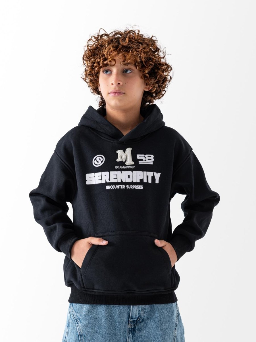 Ninos Kids storeBoys' Black 58 HoodieHoodiesNINOS