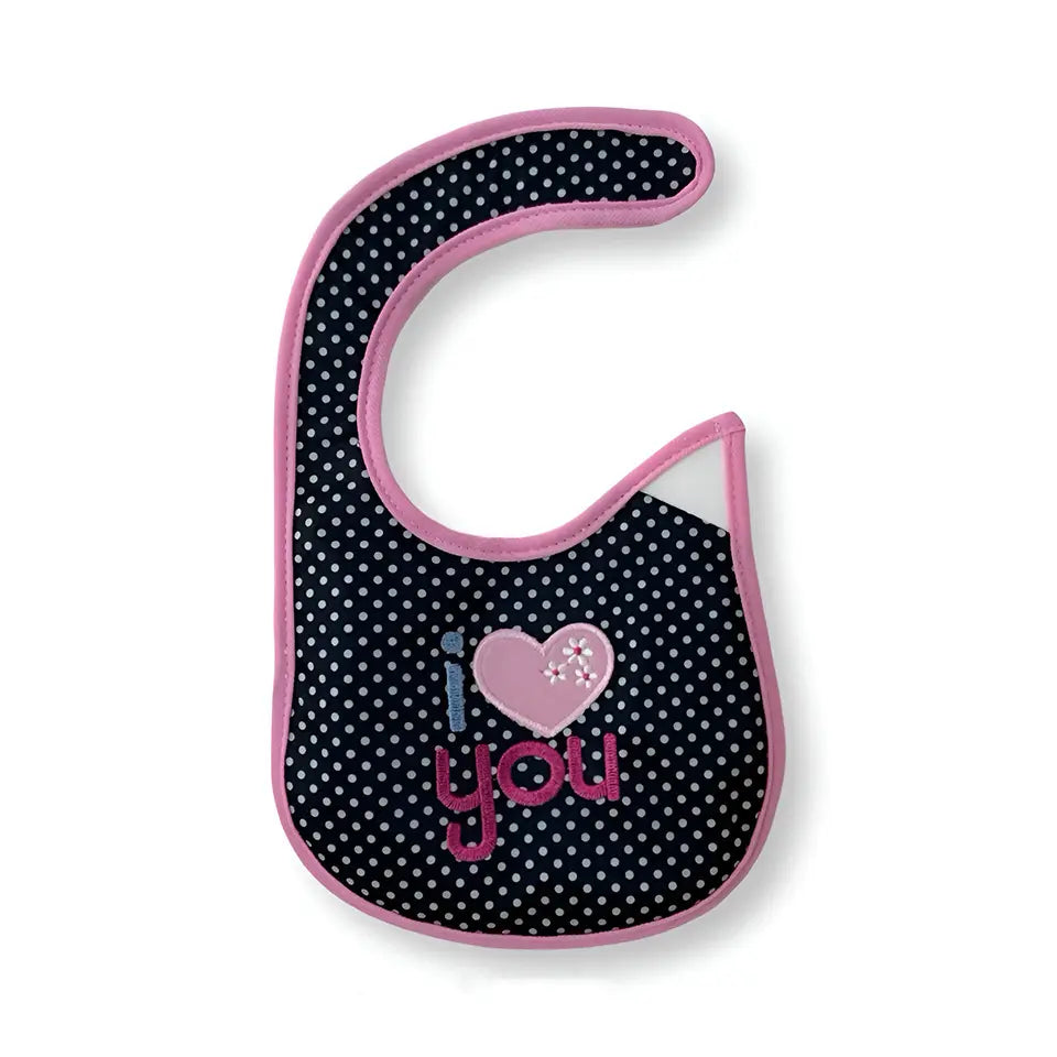 Dotted Baby Bibs