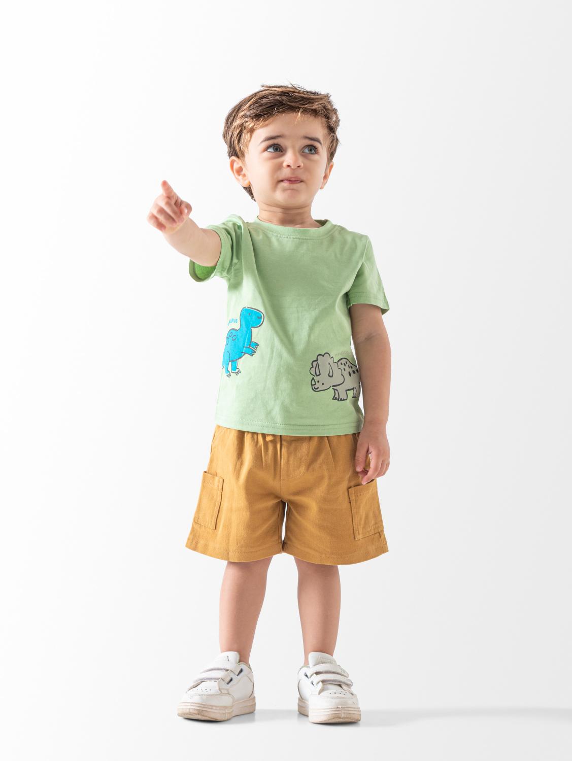 Ninos Kids storeDino 3PCS Short Setطقم خروجCHINA