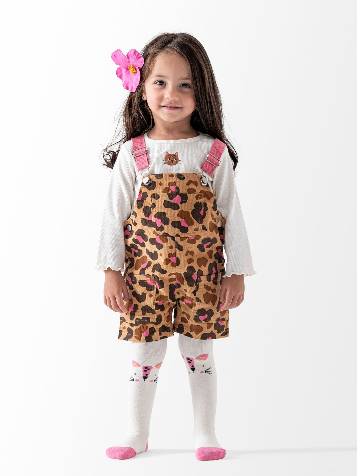 Baby Girls' Beige Leopard 2-Piece Occasion Set