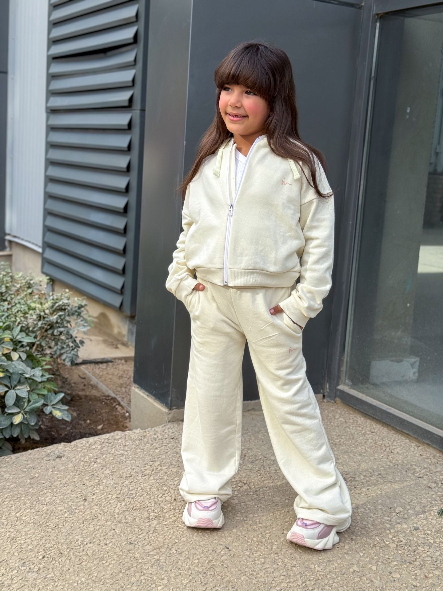 Ninos Kids storeCrop top,wide leg Zipper setطقم خروجNINOS