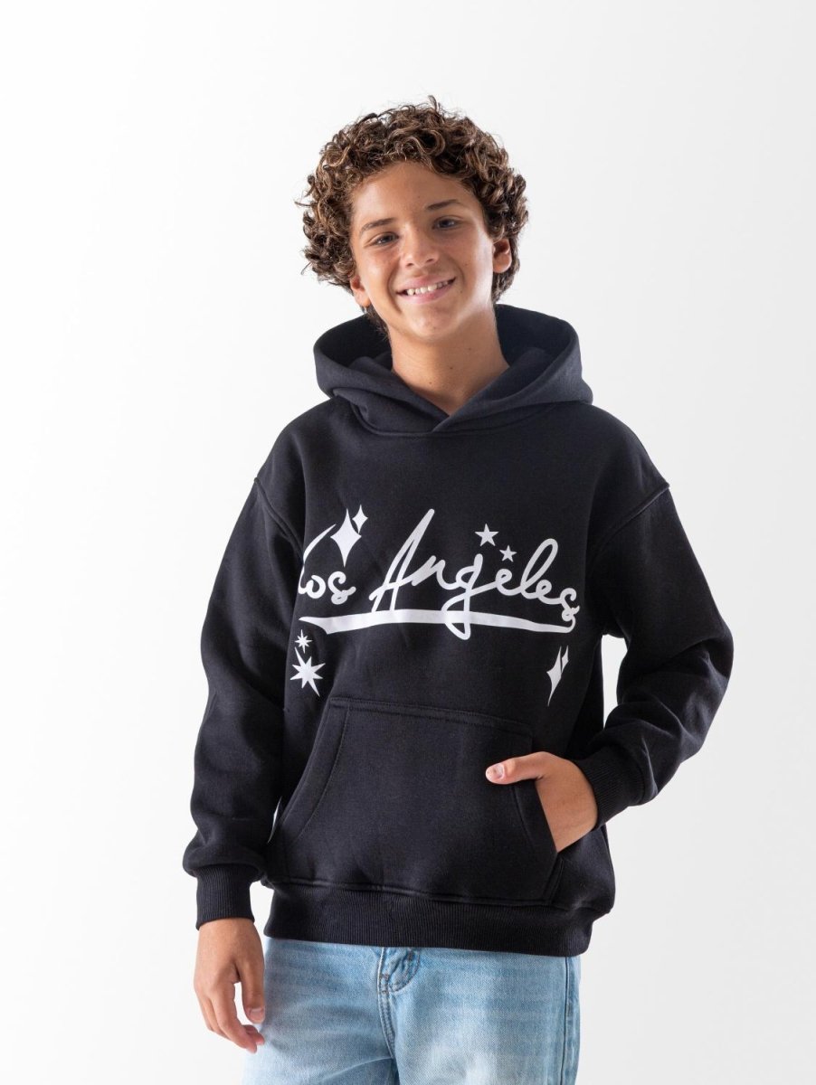 Ninos Kids storeBoys' Black Los Angeles HoodieHoodiesNINOS