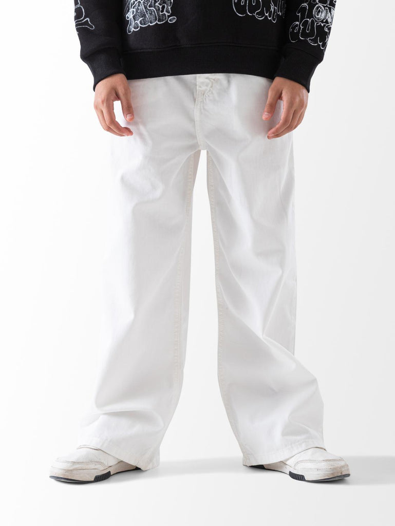 Wide Leg Gabardine Pants