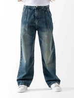 Ninos Kids storeGirls' Dirty Denim Wide Leg JeansJeans pantsNINOS