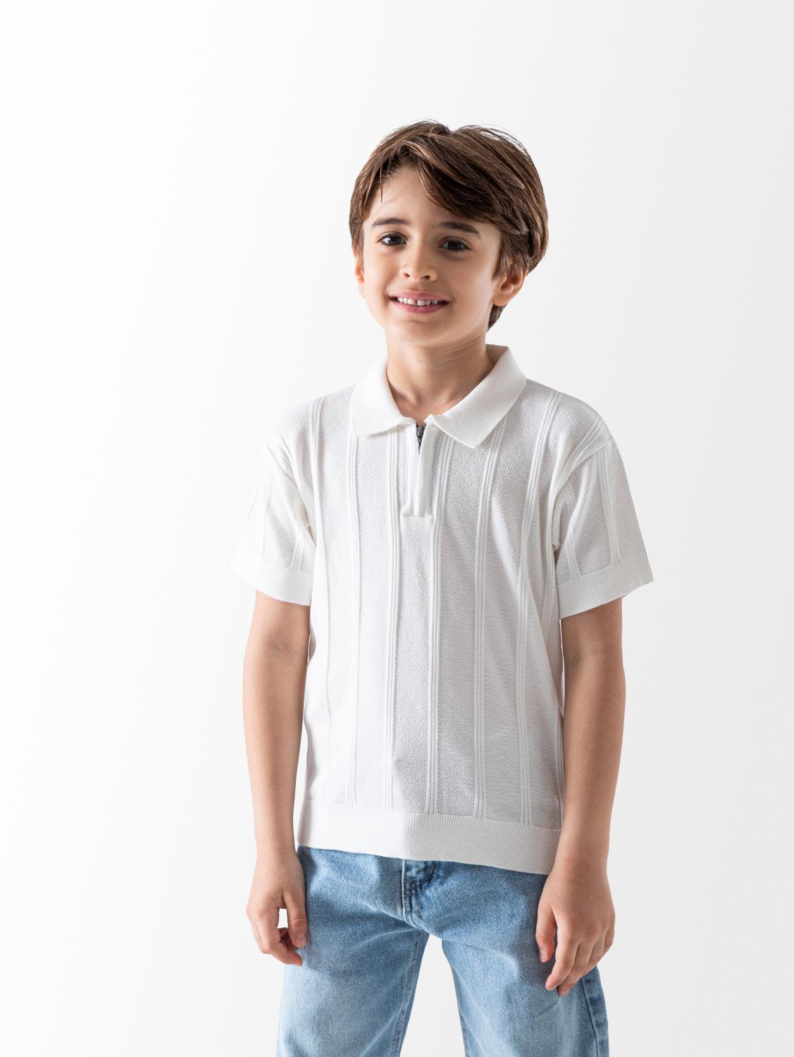Knit Polo Shirt