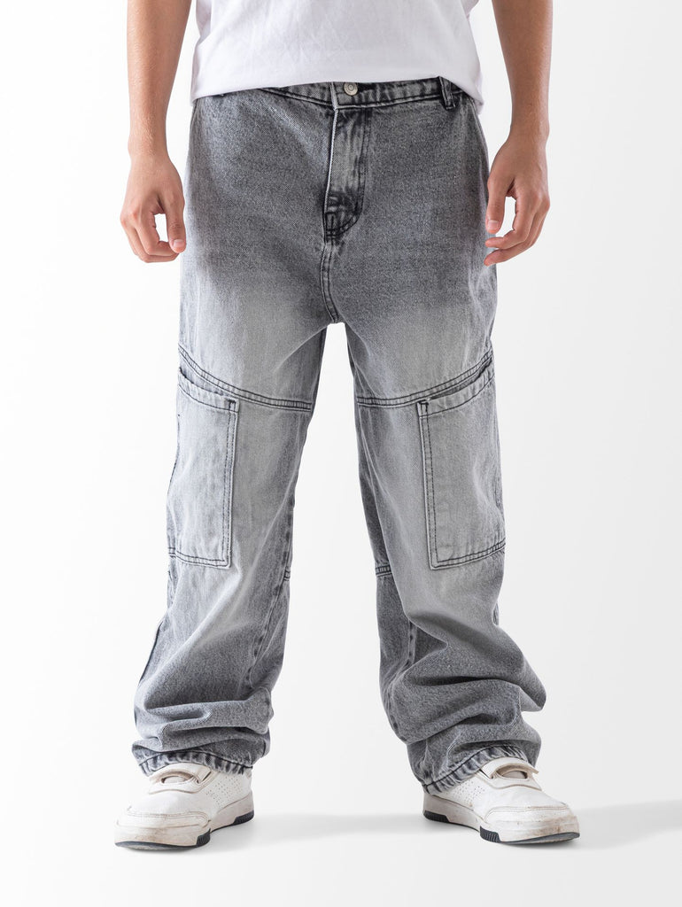 Wide Leg Jeans Trousers