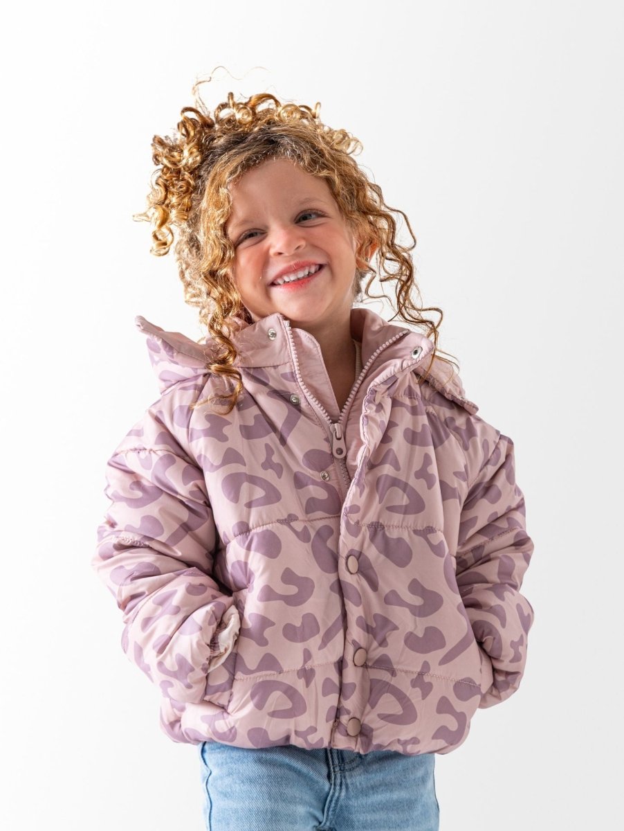 Ninos Kids storeGirls' Kashmir Tiger Puffer JacketPuffer JacketsNINOS
