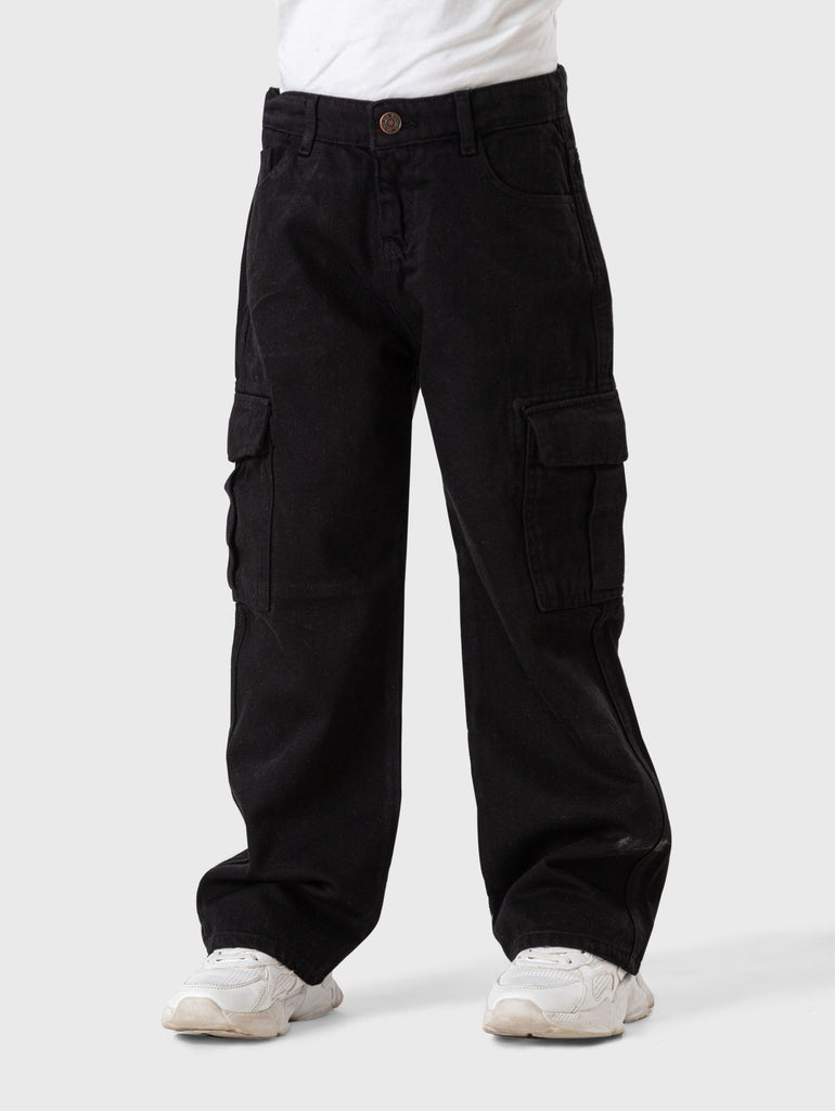 Cargo Wide Gabardine Pants