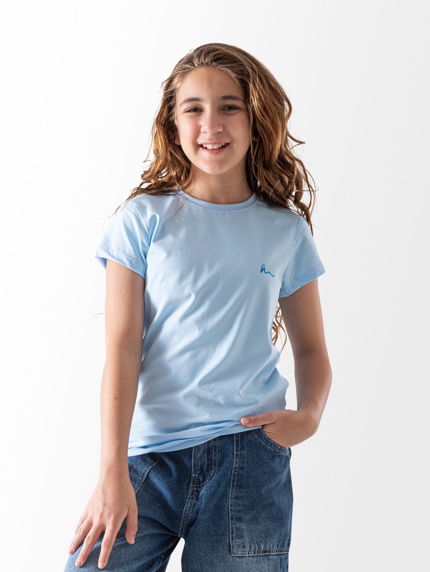 Baby blue Basic T-shirt