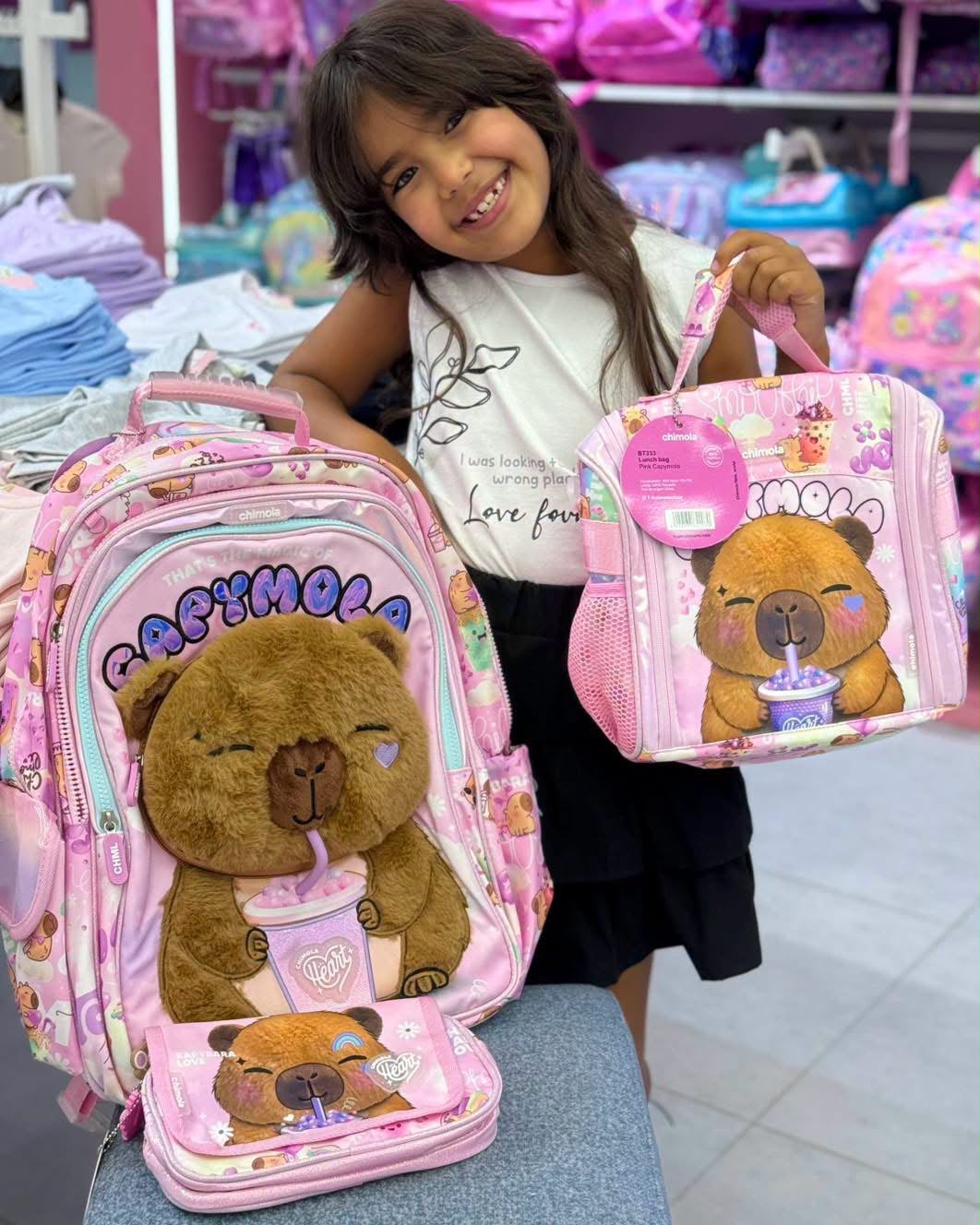 Ninos Kids storeBear 3PCS BackpackBag set طقم شنط مدرسةShimola